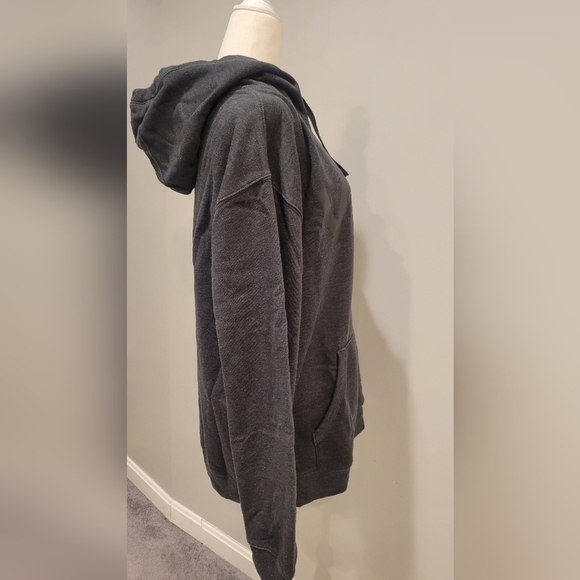 Vans | Dark Grey and Black Logo Hoodie Size Large - Picture 5 of 10